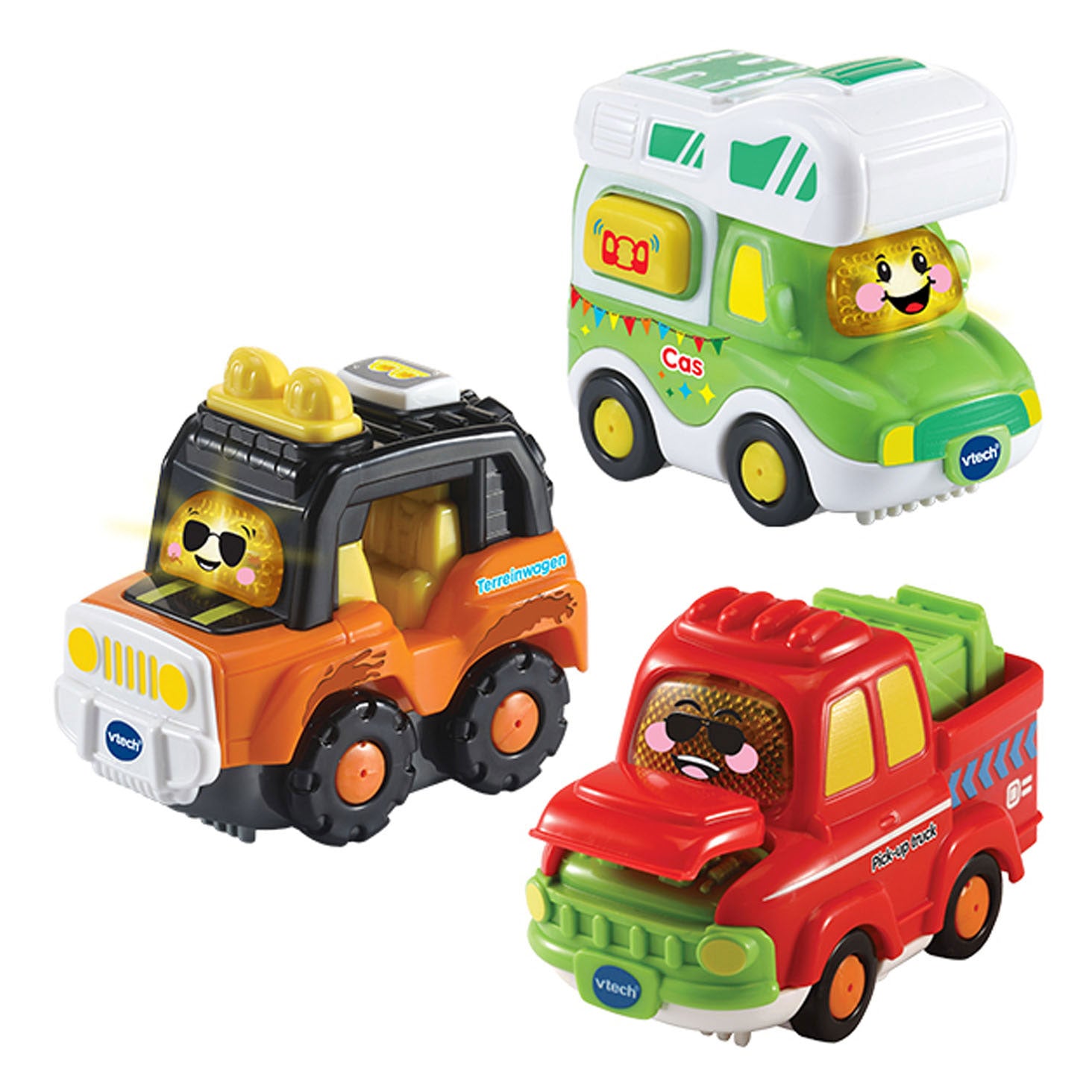 VTech Toet Toet Auto's Cas Ted Pascal Pack