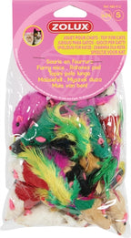 Zolux kattenspeelgoed bontmuisjes assorti