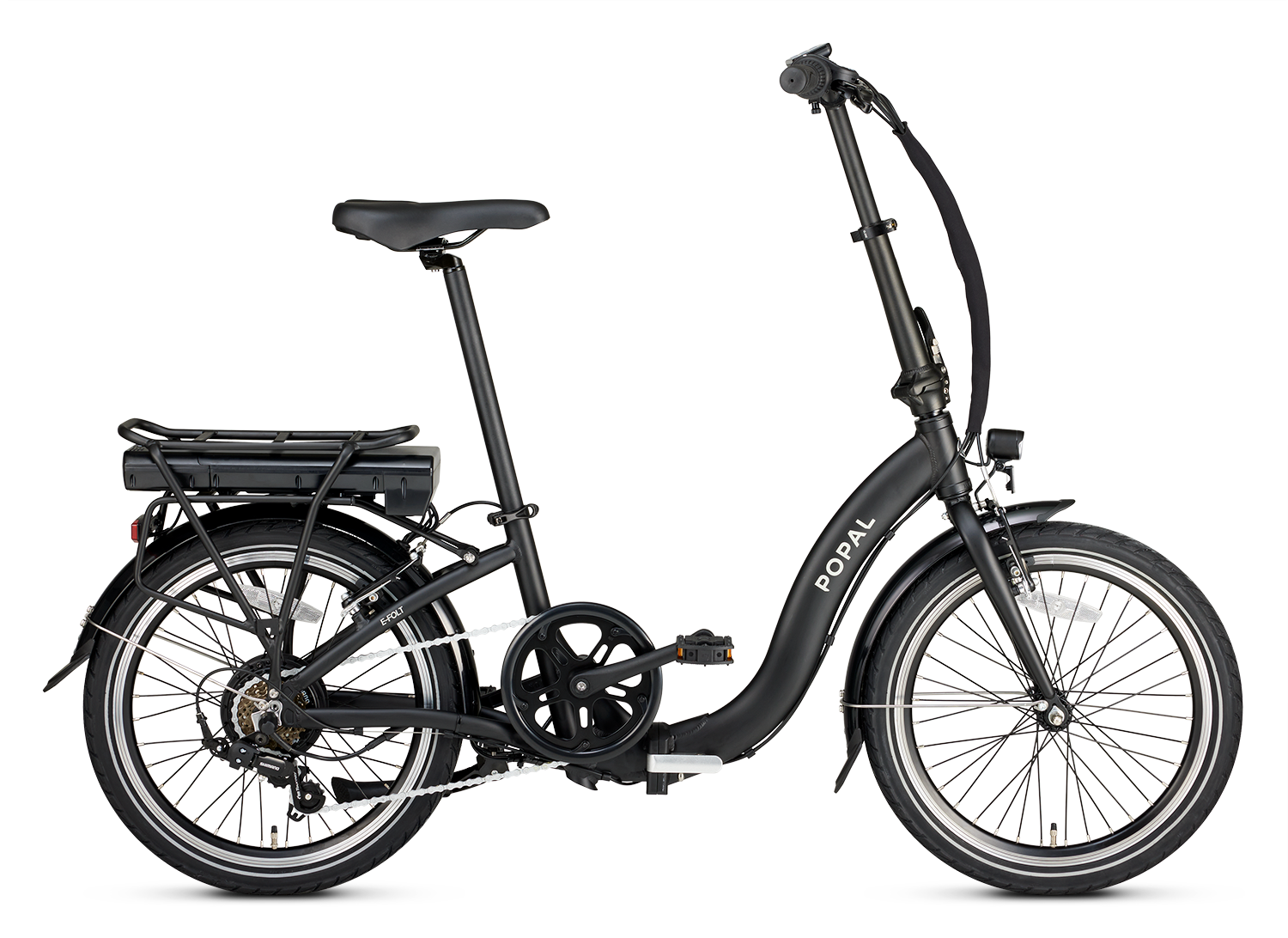 Popal E-bike e-folt 1.0 aluminium zwart
