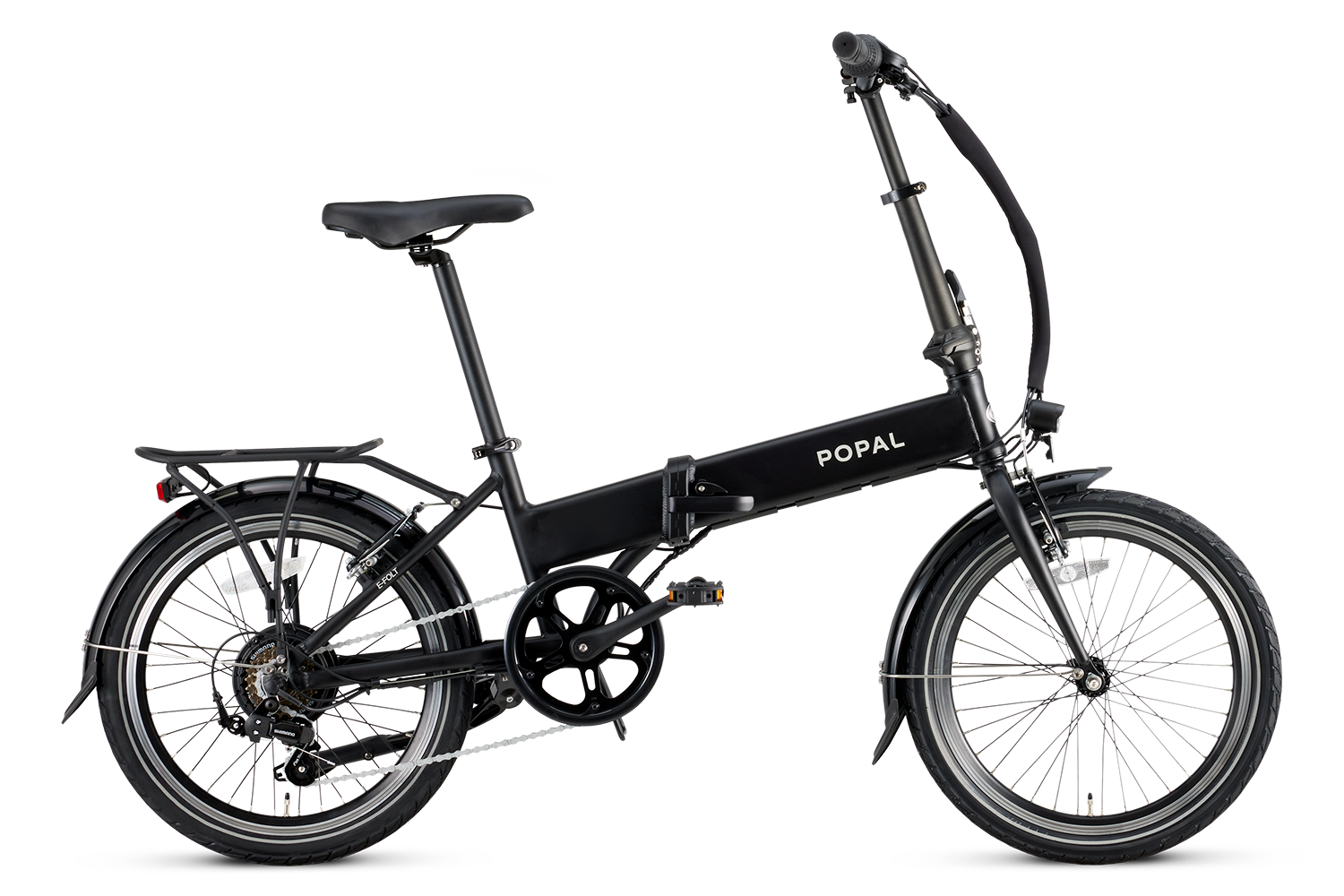Popal E-bike e-folt 2.0 aluminium zwart