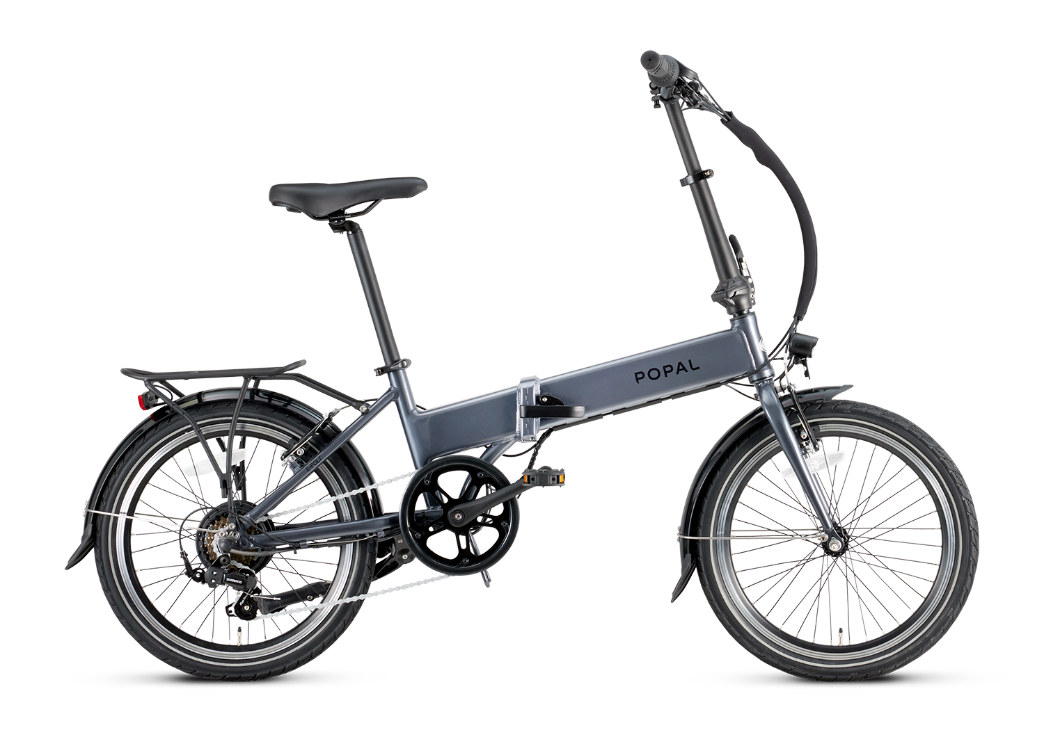 Popal E-bike e-folt 2.0 aluminium grijs