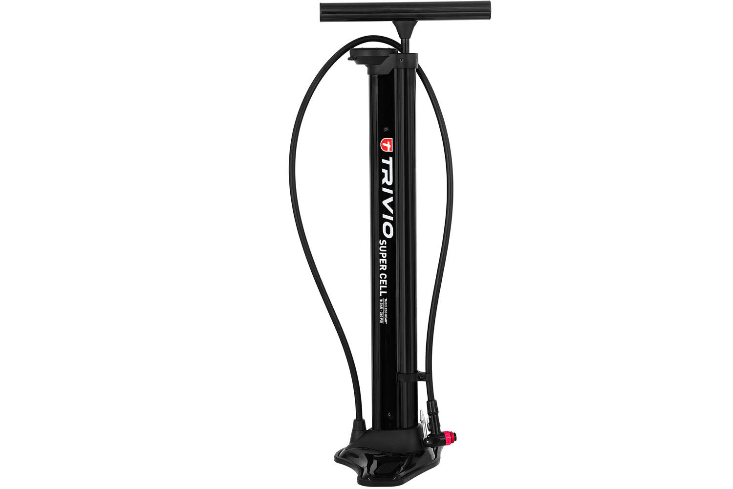 Trivio - fietspomp super cell hogedruk tubeless 18bar aluminium