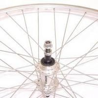 Achterwiel 28 (622) Alu Standaard Freewheel Zilver