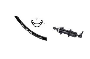 "Achterwiel 28" (622) Taurus21 Cassette 8/9S Centerlock Zwa