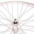 Roland voorwiel p24 28 36g vaste as alu zilver