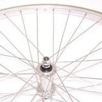 Roland voorwiel p24 28 36g vaste as alu zilver