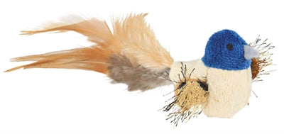Trixie Vogel met veren pluche