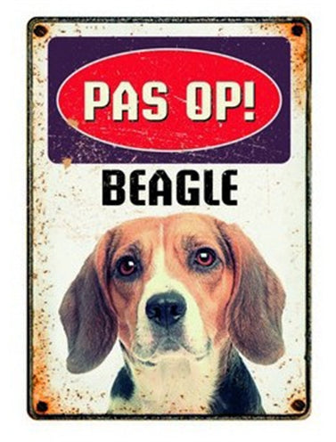 Plenty gifts Waakbord blik beagle