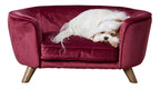 Enchanted pet Enchanted hondenmand / sofa romy wijnrood