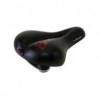 Velo plush gel zadel elasto city 275x213mm zwart op kaart