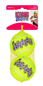 Kong Squeakair tennisbal geel met piep
