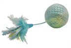 Cat 'n' caboodle - Cat 'n' caboodle - Cat 'n' caboodle - Cat 'n' caboodle - Cat 'n' caboodle - Cat 'n' caboodle - mermaid bal groot met veren blauw