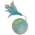 Cat 'n' caboodle - Cat 'n' caboodle - Cat 'n' caboodle - Cat 'n' caboodle - Cat 'n' caboodle - Cat 'n' caboodle - mermaid bal groot met veren blauw