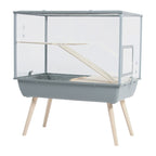 Zolux Knaagdierkooi nevo palace plexiglas grijs