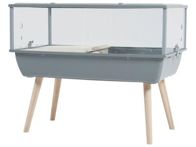 Zolux Knaagdierkooi nevo prestige plexiglas grijs