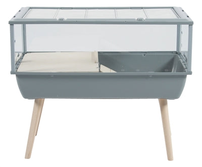 Zolux Knaagdierkooi nevo prestige plexiglas grijs