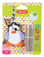 Zolux Piraat eend met catnip wit