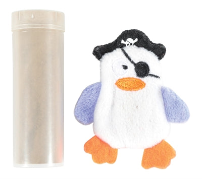 Zolux Piraat eend met catnip wit