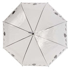 Esschert design paraplu vogels op draad 83 cm transparant zwart