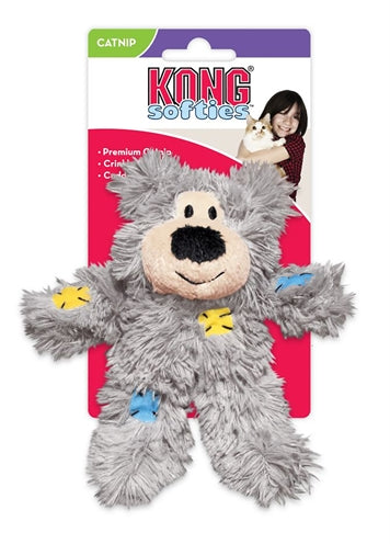 Kong Cat softies patchwork bear assorti
