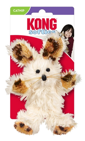 Kong Cat softies fuzzy bunny assorti