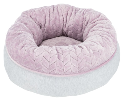 Trixie Junior hondenmand donut lichtgrijs / lila