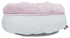 Trixie Junior hondenmand donut lichtgrijs / lila