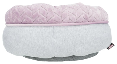 Trixie Junior hondenmand donut lichtgrijs / lila
