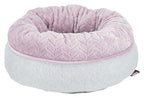 Trixie Junior hondenmand donut lichtgrijs / lila