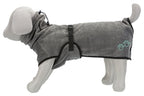 trixie badjas hond badstof grijs