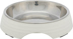 Trixie Voerbak kat melamine rvs wit