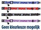 Trixie Halsband kat safer life print kat / poot assorti