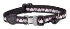 Trixie Halsband kat print hart assorti