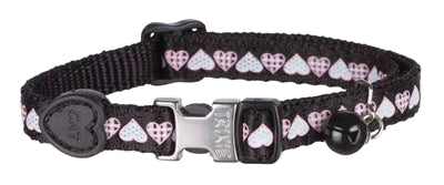 Trixie Halsband kat print hart assorti