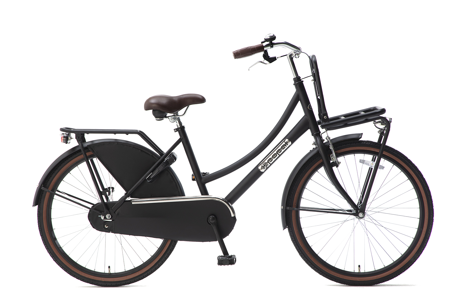popal | meisjesfiets | daily dutch basic 24 | staal | zwart