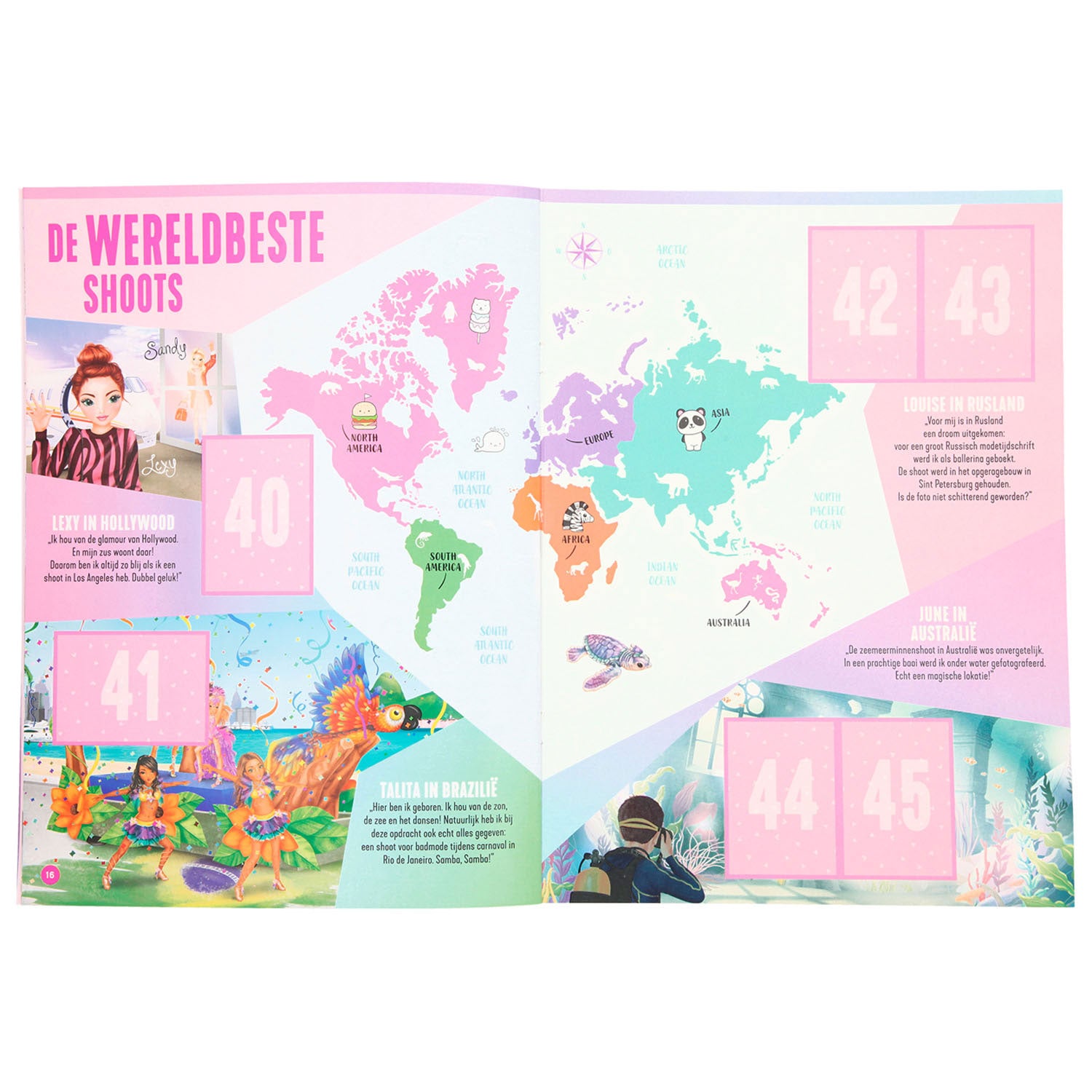 TOPModel Stickerboek