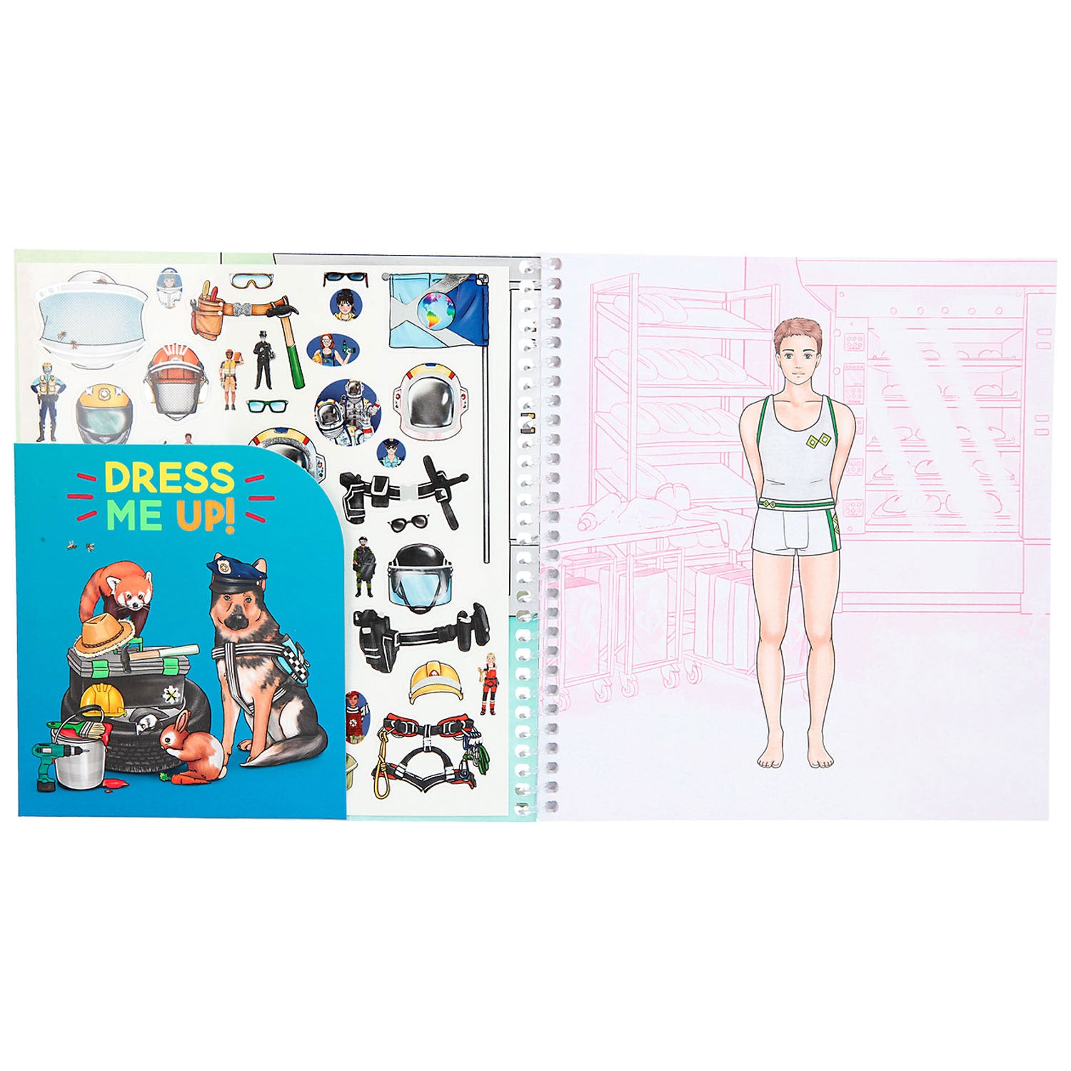 Depesche Dress Me Up Stickerboek Jobs
