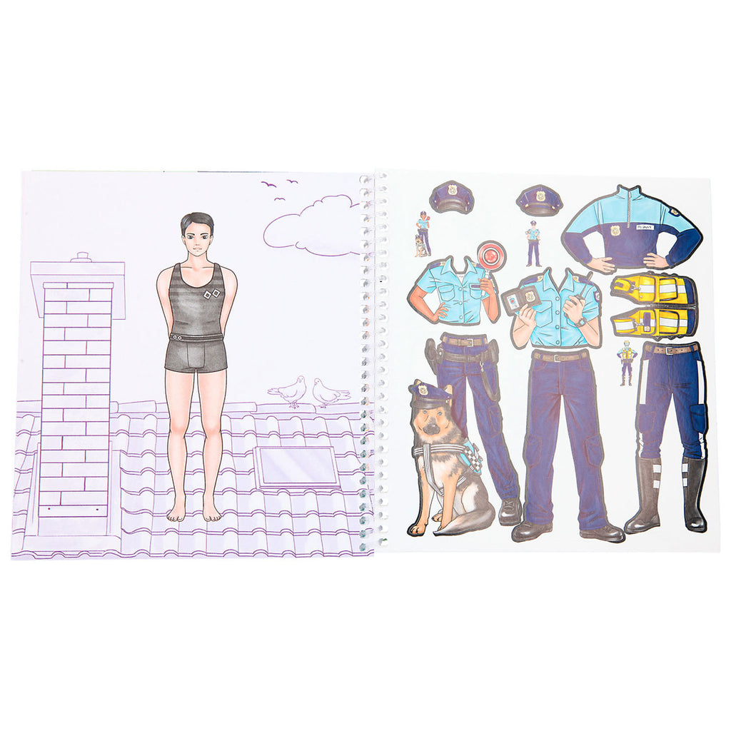 Depesche Dress Me Up Stickerboek Jobs