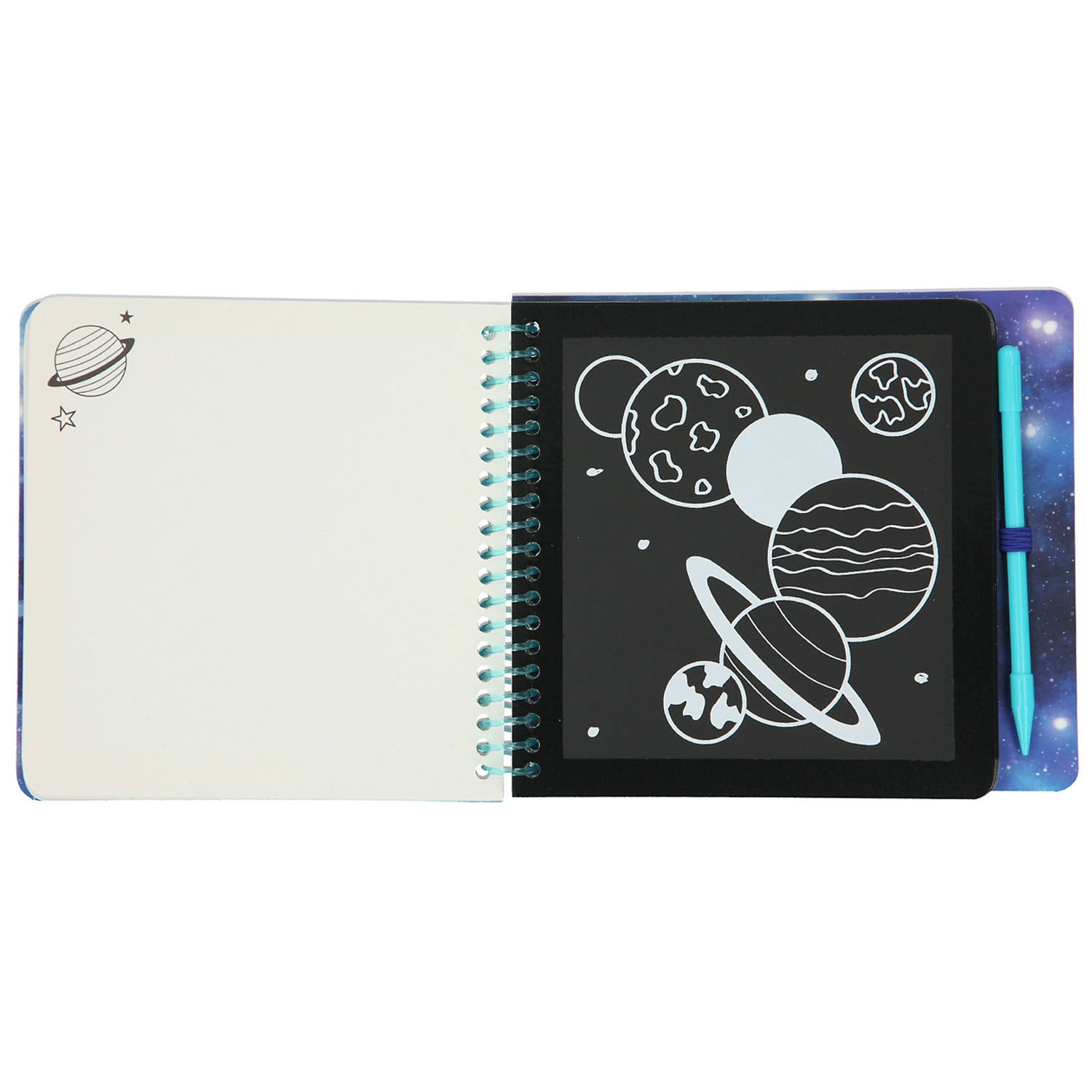 Depesche Mini Scratch Boek Space