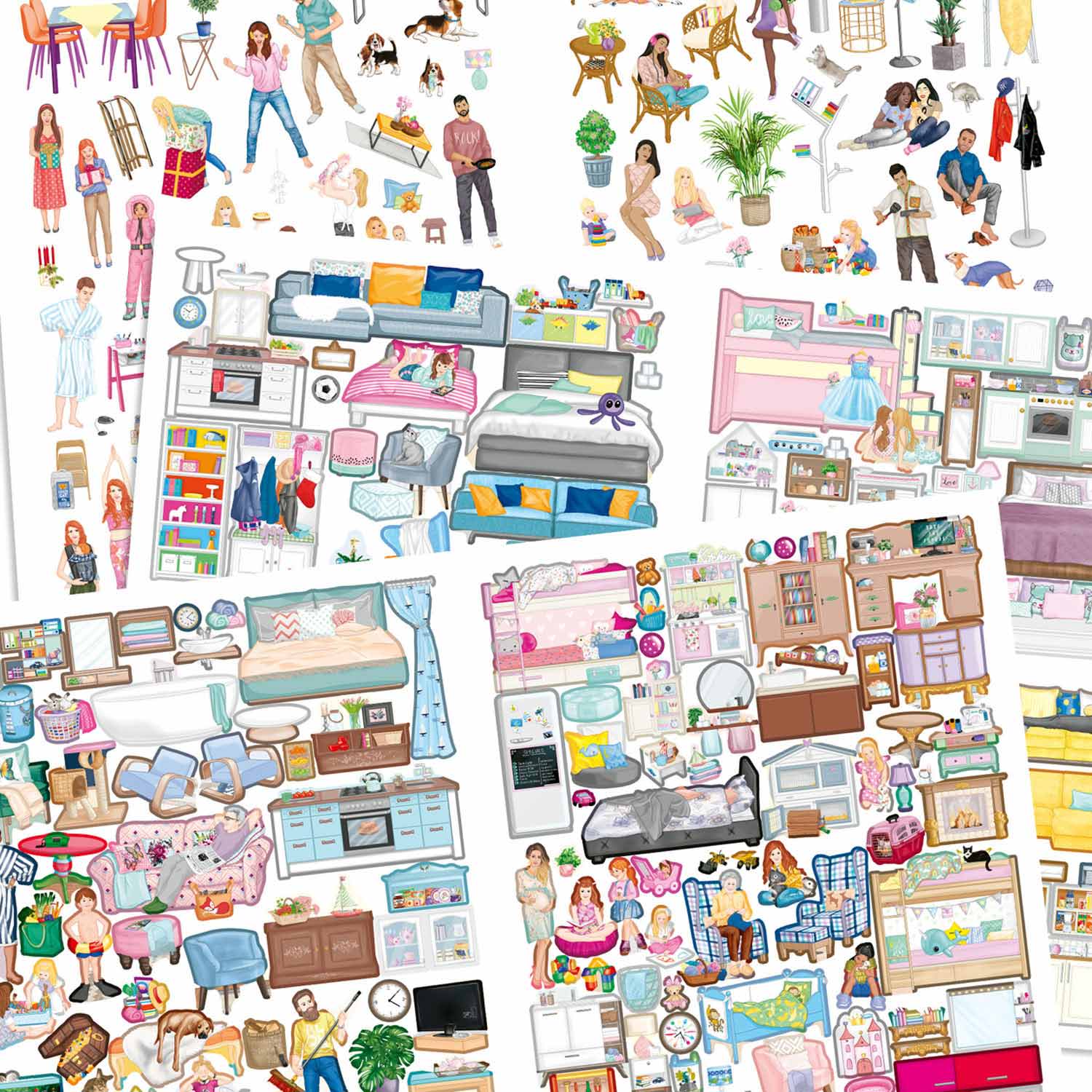 Create Your Sweet Home Stickerboek