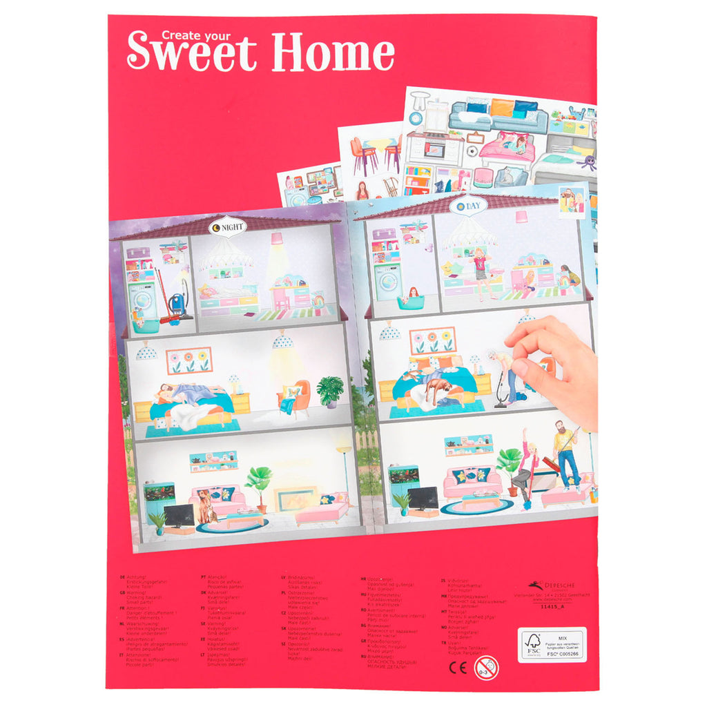 Create Your Sweet Home Stickerboek