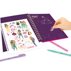 TOPModel Neon Doodle Kleurboek met Neon Stiften