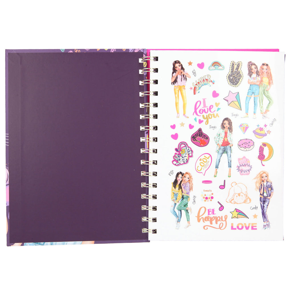 TOPModel Neon Doodle Kleurboek met Neon Stiften