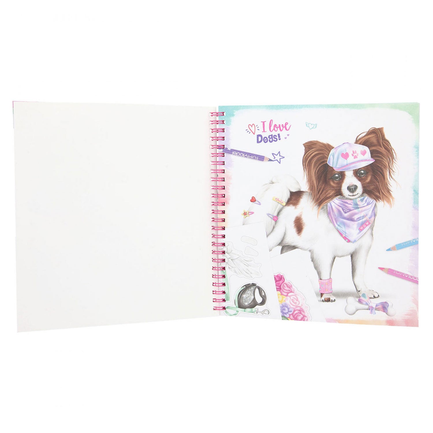 TOPModel Create your Doggy Kleuren Tekenboek