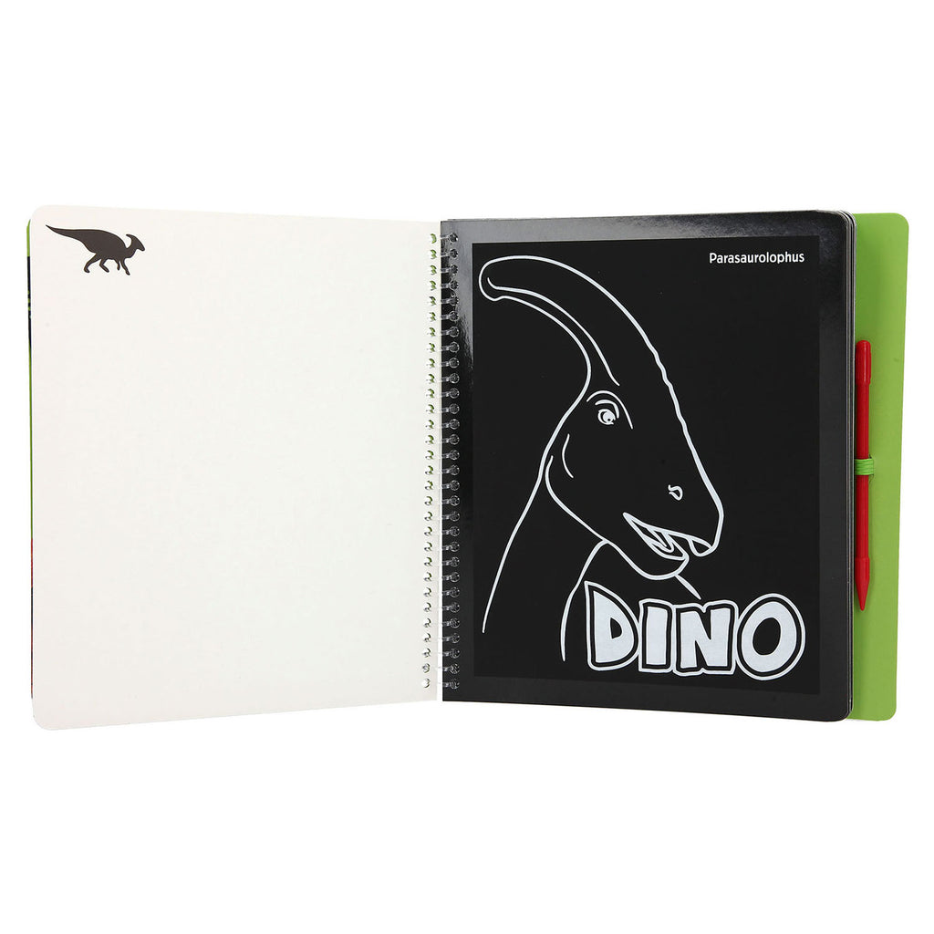 Dino World World Scratch Boek