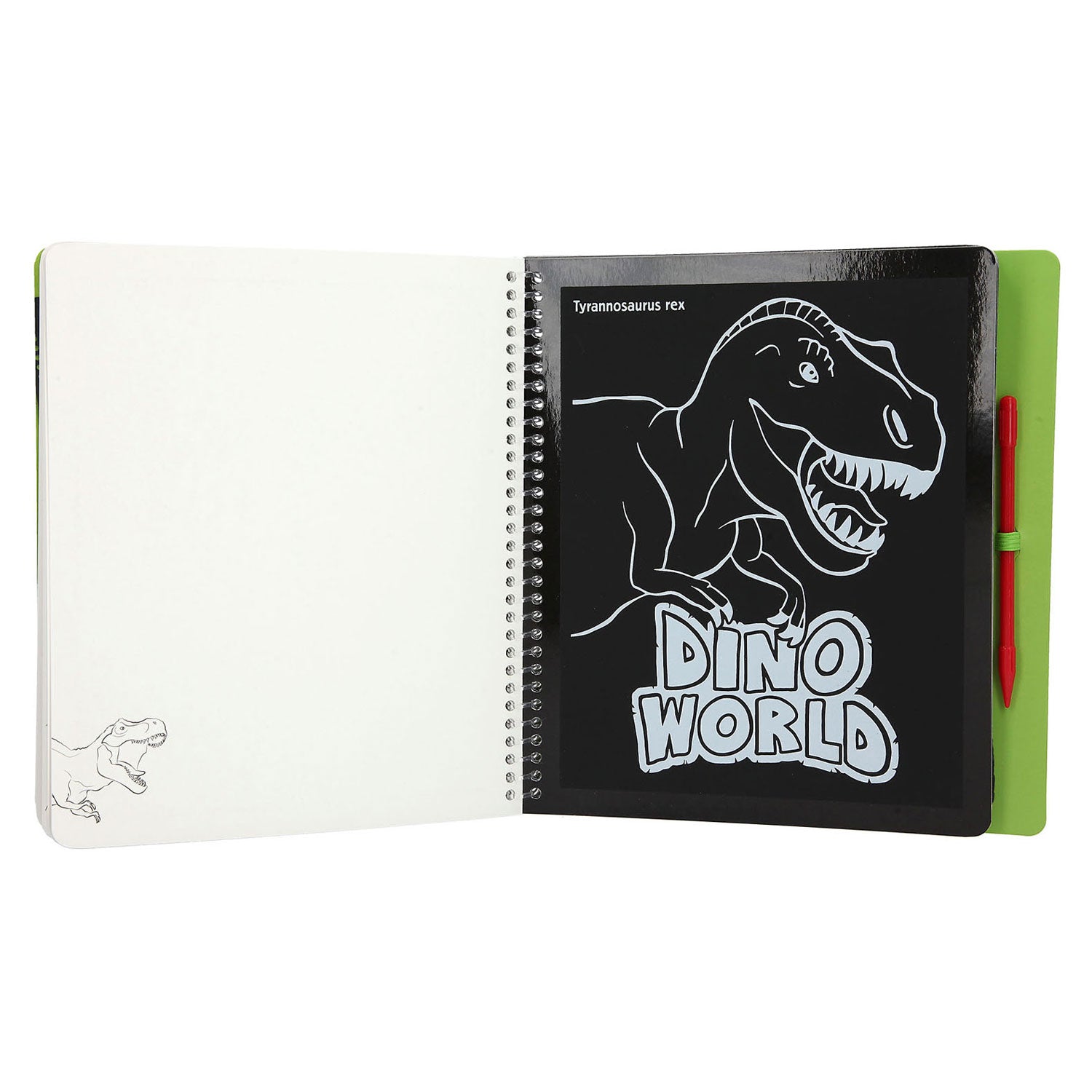 Dino World World Scratch Boek