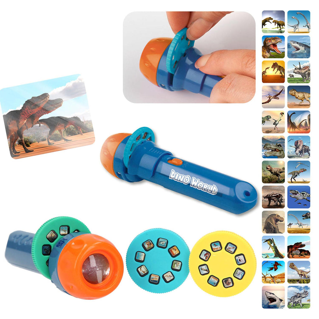 Dino World Zaklamp met Plaatjes