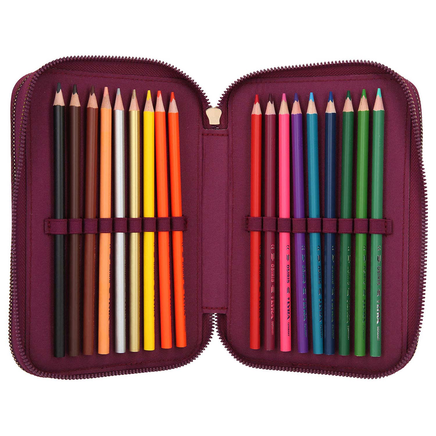 TOPModel 3-vaks Etui Gevuld Autumn Fields