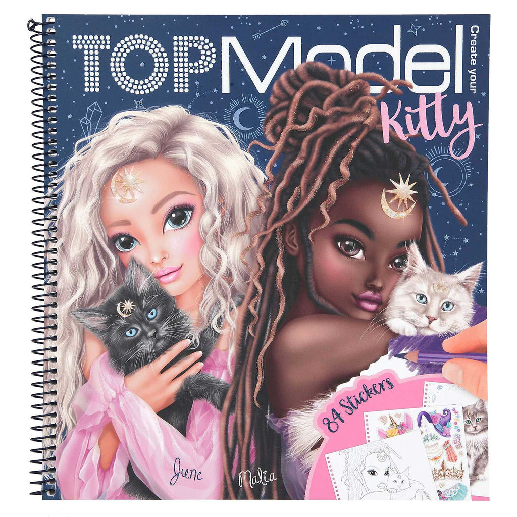 Van der doelen topmodel - create your kitty in moonlight kleurboek