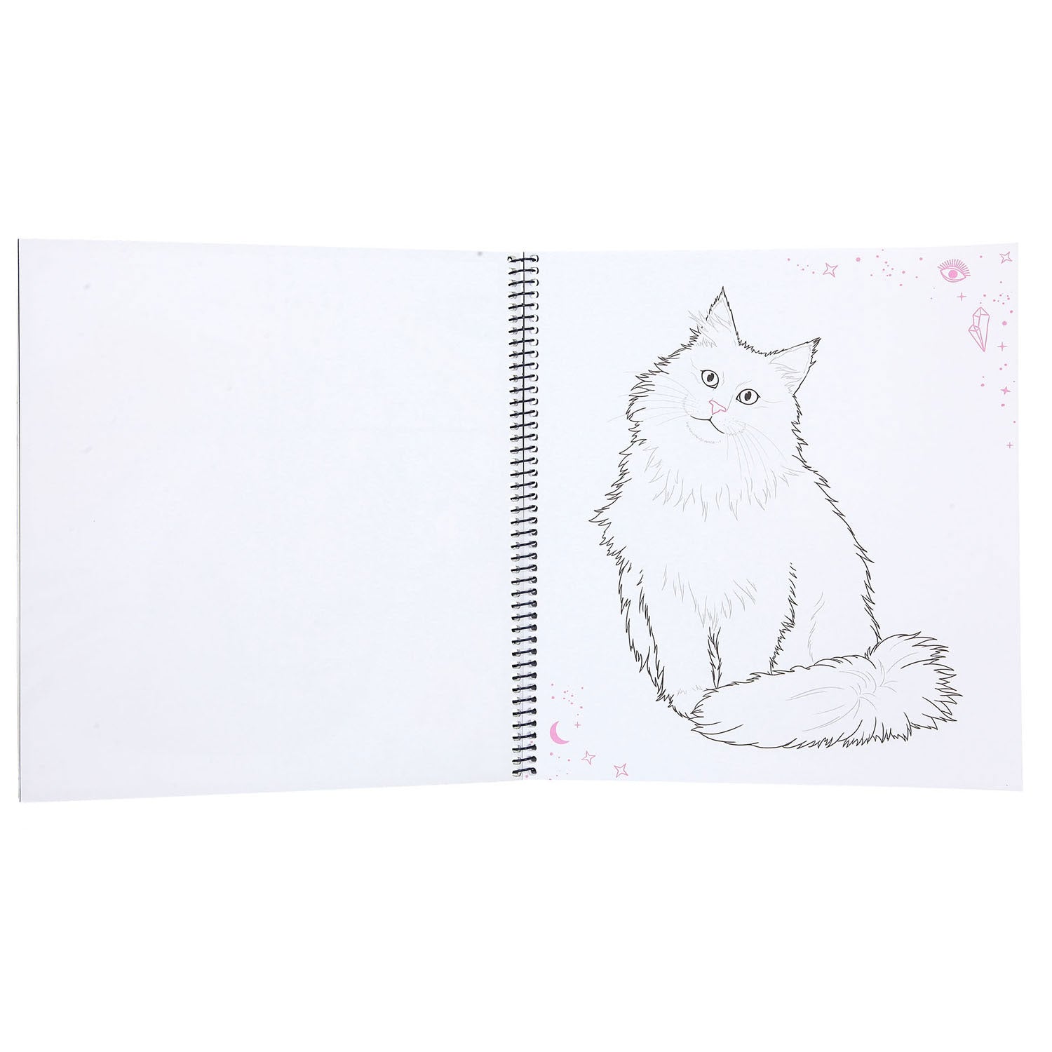 Van der doelen topmodel - create your kitty in moonlight kleurboek
